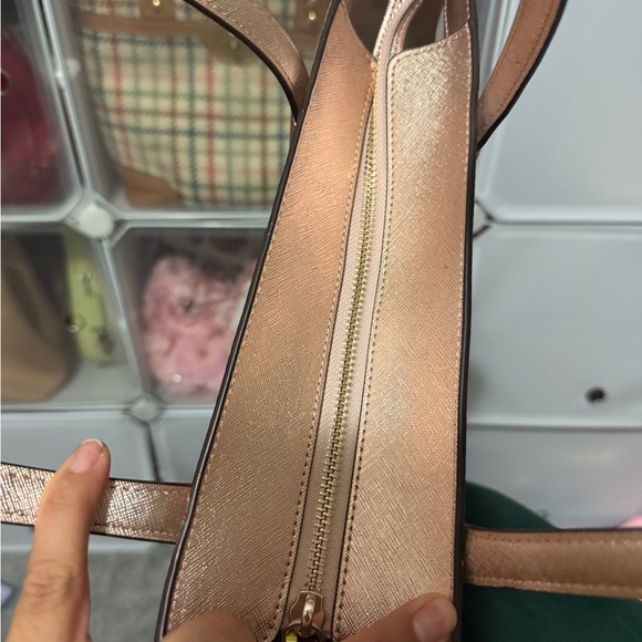 Kate Spade Glitter Rose Gold Sparkling Tote - Picture 11 of 11